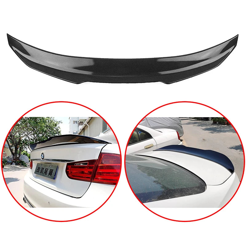 PSM-Style Boot Lid Spoiler, Carbon Look, for BMW 3 Series F30 and M3 F80 (2012-2019)