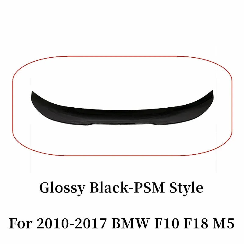 For BMW 5 Series F10 F18 M5 520i 525i 528i 530i 530i M4 M5 MP PSM Style Rear Trunk Lid Car Spoiler Wings Tuning Accessories Part