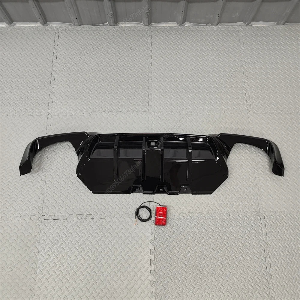 M5-Style Rear Diffuser, Gloss Black, for BMW 5 Series F10 / F11 (2010-2017)
