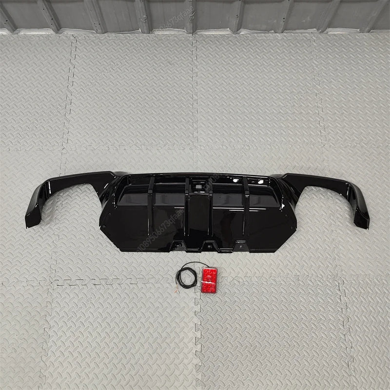 M5-Style Rear Diffuser, Gloss Black, for BMW 5 Series F10 / F11 (2010-2017)