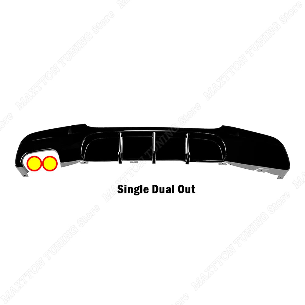 Rear Bumper Splitter Lip Spoiler For BMW 3 Series E90 E91 M Sport 2005-2012 MP Style Rear Diffuser Guard Car Replacement Part