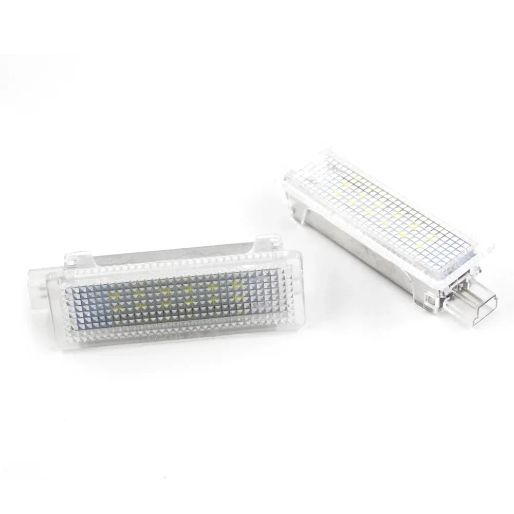 2PCS LED Courtesy Footwell Under Door Interior Light 63316972605 For BMW E60 E70 E90 E92 E93 E87 E88 F02 F10 F20 X5 M3 MINI Z4