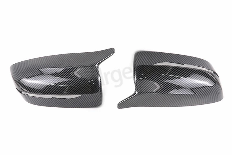 2Pcs Car Bright Black Side Rear View Mirror Cover Replacement For BMW 3 4 5 7 Series G20 G22 G30 G31 G38 G11 G12 2016 - 2022