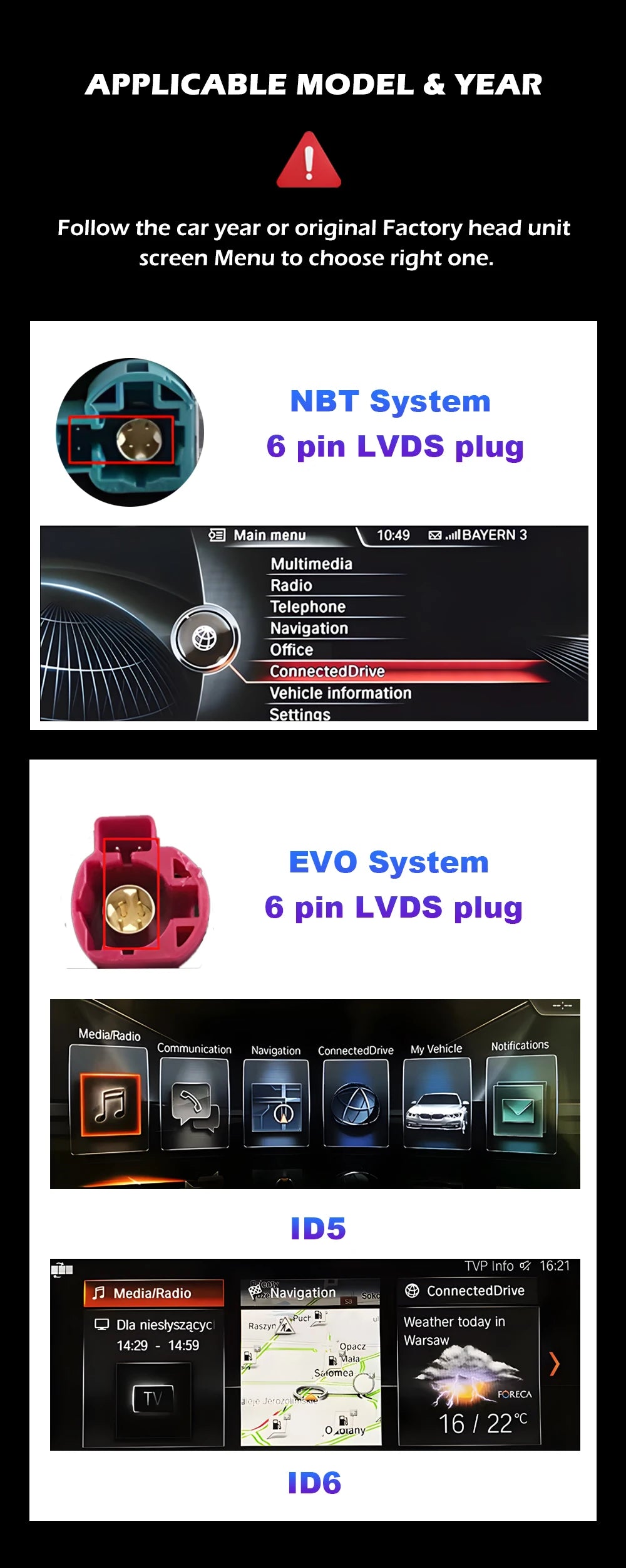 Android OS for BMW X3 G01 X4 G02 2018 - 2020 EVO System Car Radio Video Player Carplay DSP Stereo 12.3 inch Touch Screen 4G WiFi