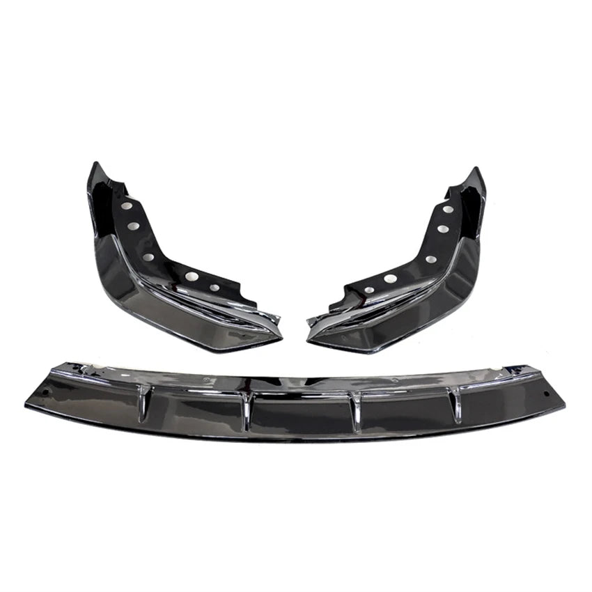 Carbon Look Front Bumper Lip Spoiler Splitter Diffuser Cover Canards tuning For BMW 3 Series G20 G21 G28 2019-2022 M Pack
