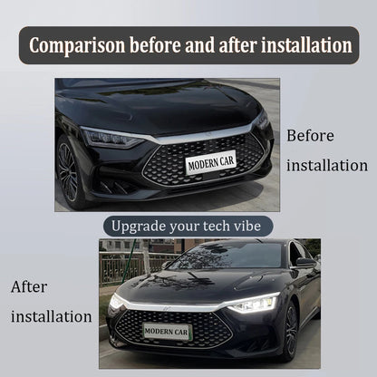 Sequential LED DRL strips with turn signal for BMW headlights, universal fit, view 8