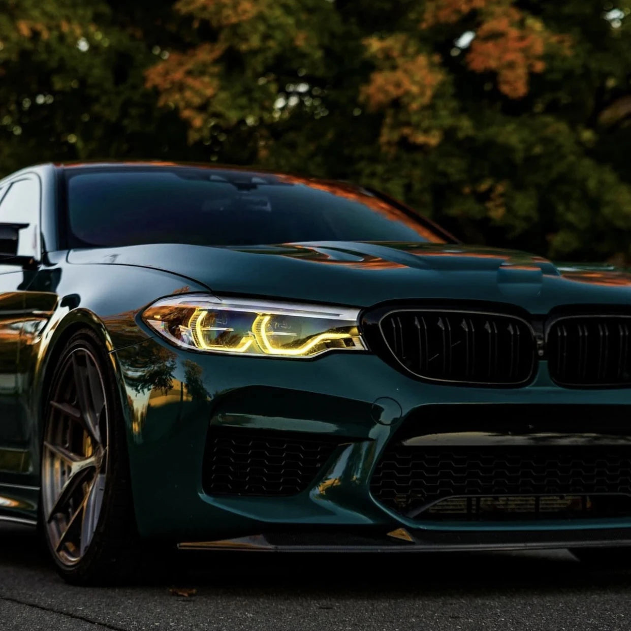 Yellow DRL Module For 2018 2019 BMW 5 series G30 530i G32 GT F90 M5 Adaptive LED Headlight Angel Eyes 63117214939 63117214940