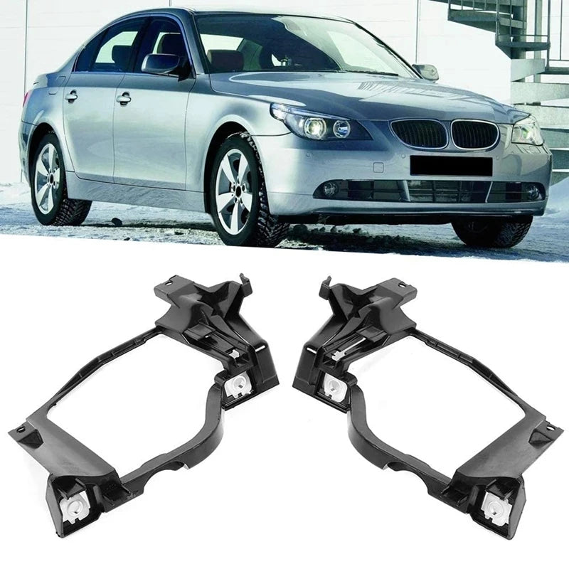 Auto Headlight Mounting Brackets Fit For BMW 5 Series E60 E61 525I 528Xi 530I Interior Accessories 63126936089 & 63126936090