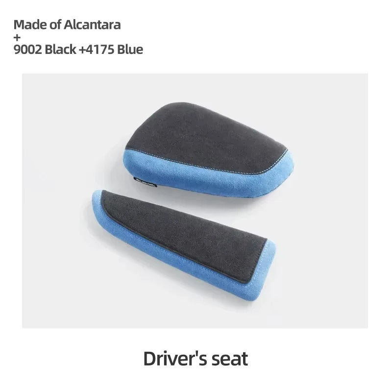 For BMW F30 F20 G20 G30 X3 G01 X5 E70 X6 E71 Made of Alcantara Car Door Armrest Elbow Pad Leg Support Cushion Anti-collision