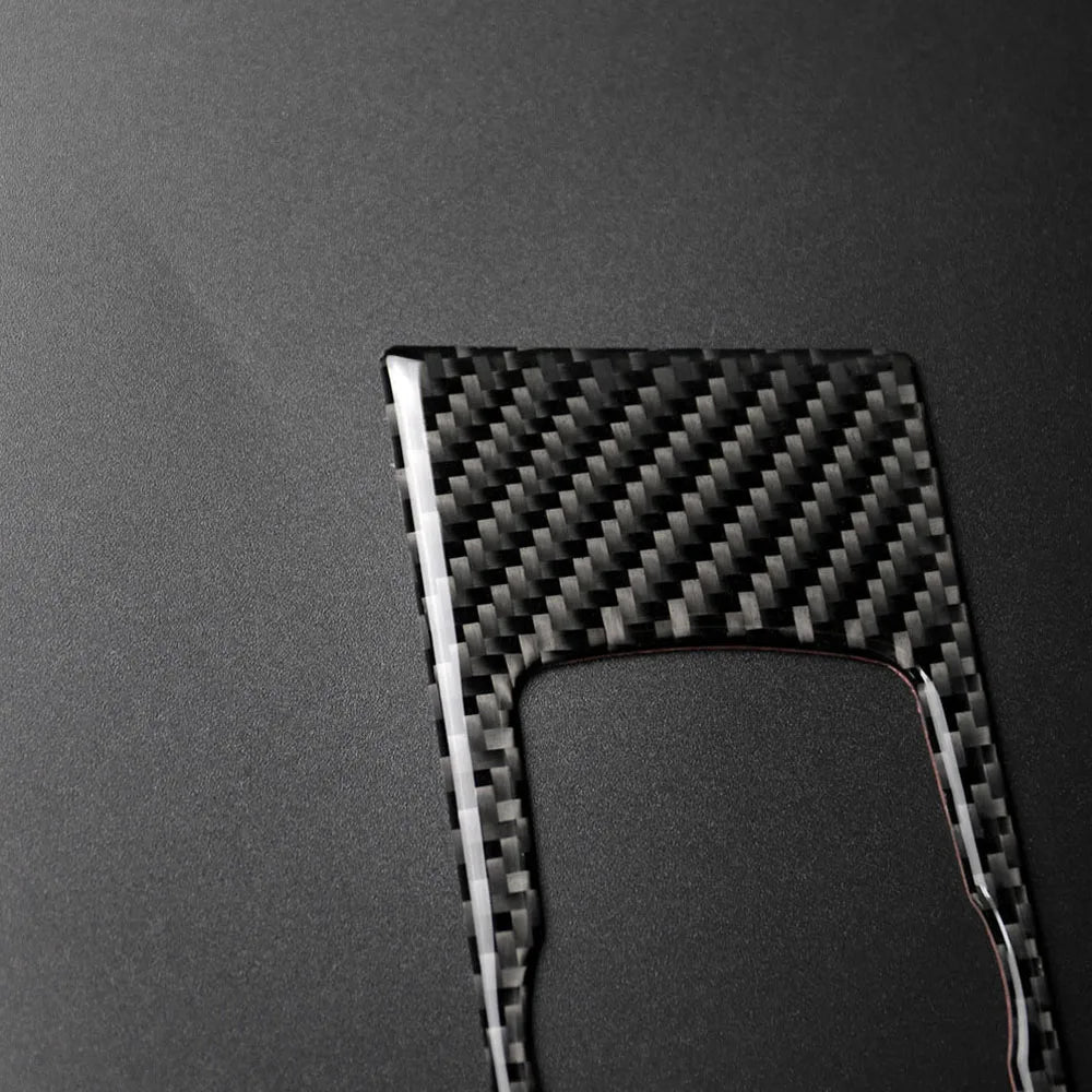 For BMW E90 E92 E93 3 Series Accessories Car Interior Real Carbon Fiber Air Conditioning CD Console Panel Cover Trim Car Styling