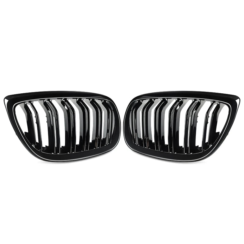 Gloss Black For BMW 5 Series F10 F11 F18 M5 Front Bumper Grills Double 2010-2016 Wide Kidney Grille 520d 530d 540i 528i 535i CAR