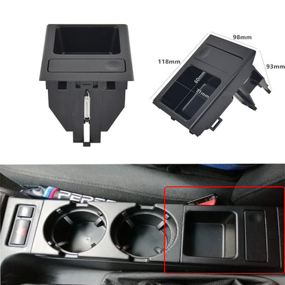 Cup holder and coin tray for BMW 3 Series E46 centre console, alternate view 1