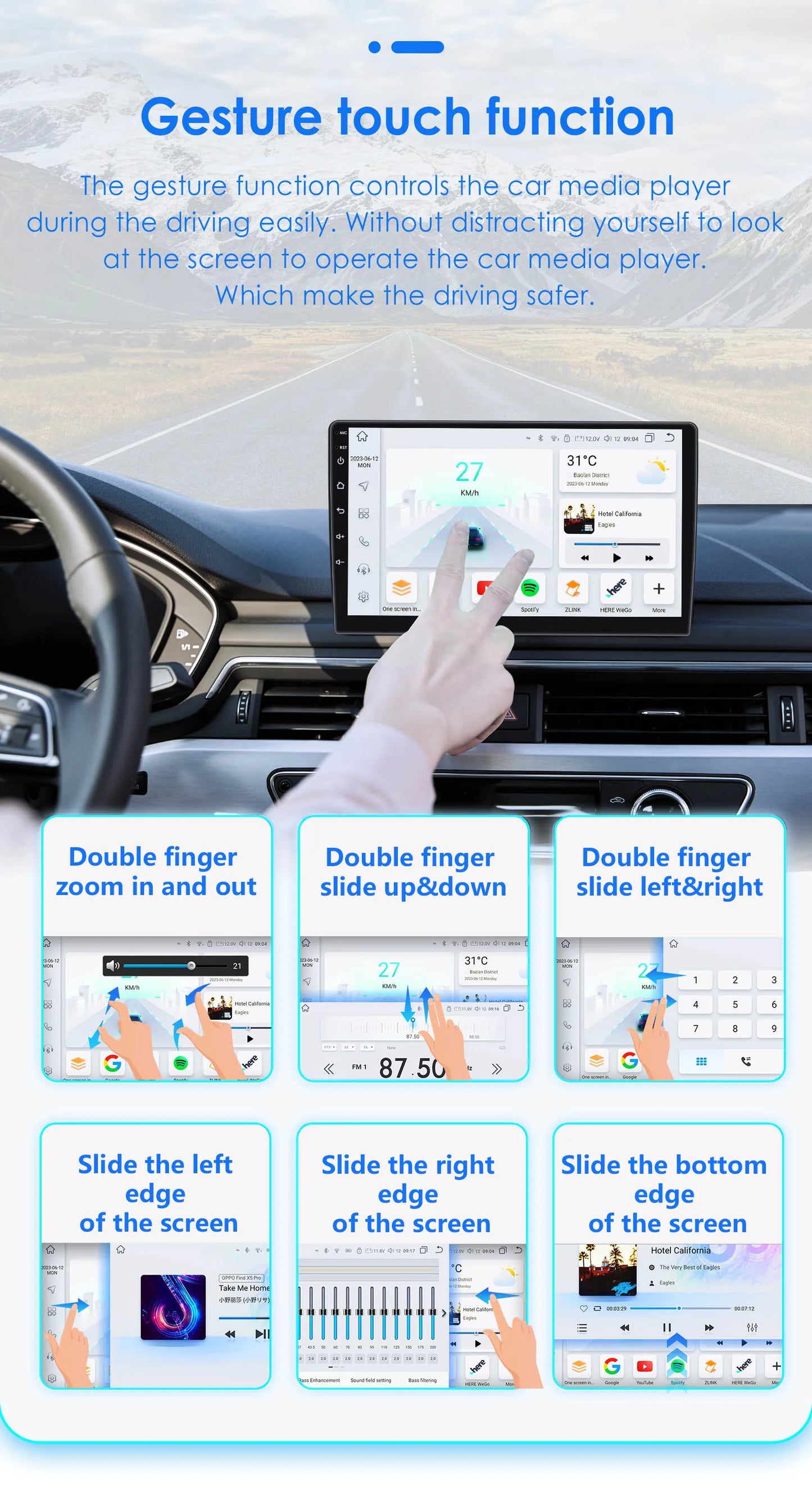 Hizpo Car Intelligent Systems for BMW 5 Series E39 X5 E53 M5 1996-2003 Multimedia 2din Autoradio Android 13 Auto Carplay 7862 4G