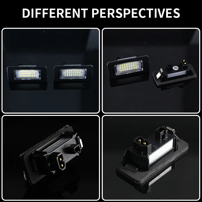 For BMW E92 E93 F30 F31 F45 E39 E60 F10 F11 E70 F80 E84 E82 F22 E90 E91 E61 X1 X3 X5 X6 M3 White LED Number License Plate Light