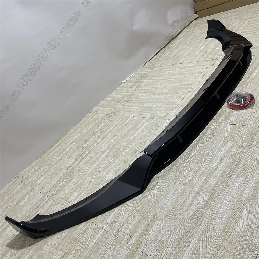 4Pcs Car Front Bumper Splitter Lip Diffuser Spoiler Black For BMW X3 G01 & X4 G02 M40i M40d M-Pack M-Sport 2017-2021 Guard Cover