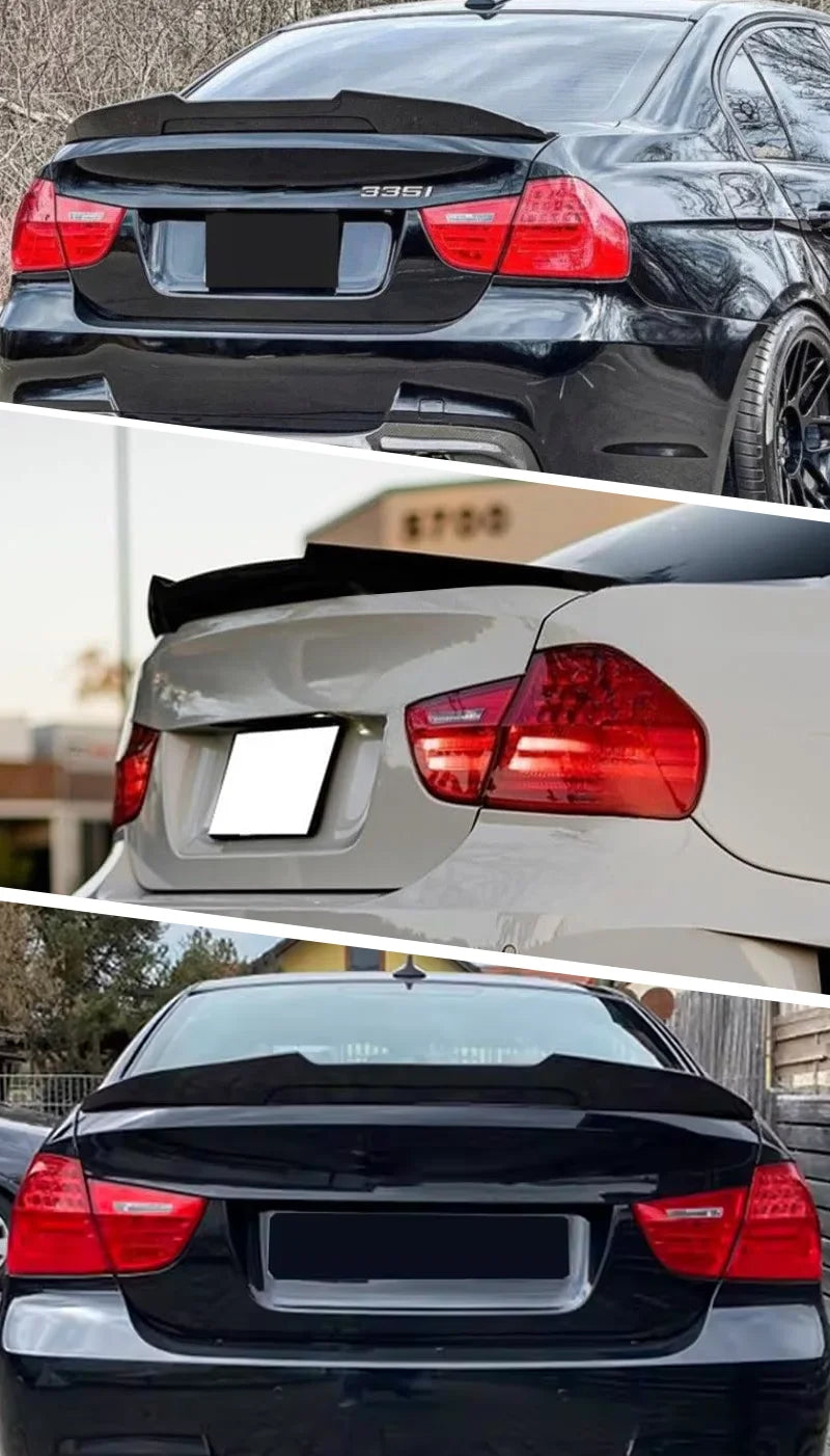 Universal For BMW Accessories 3 Series E92 E93 M3 E90 E46 E36 F30 F35 G20 G28 Car Rear Boot Spoiler Ducktail Highkick DIY Length