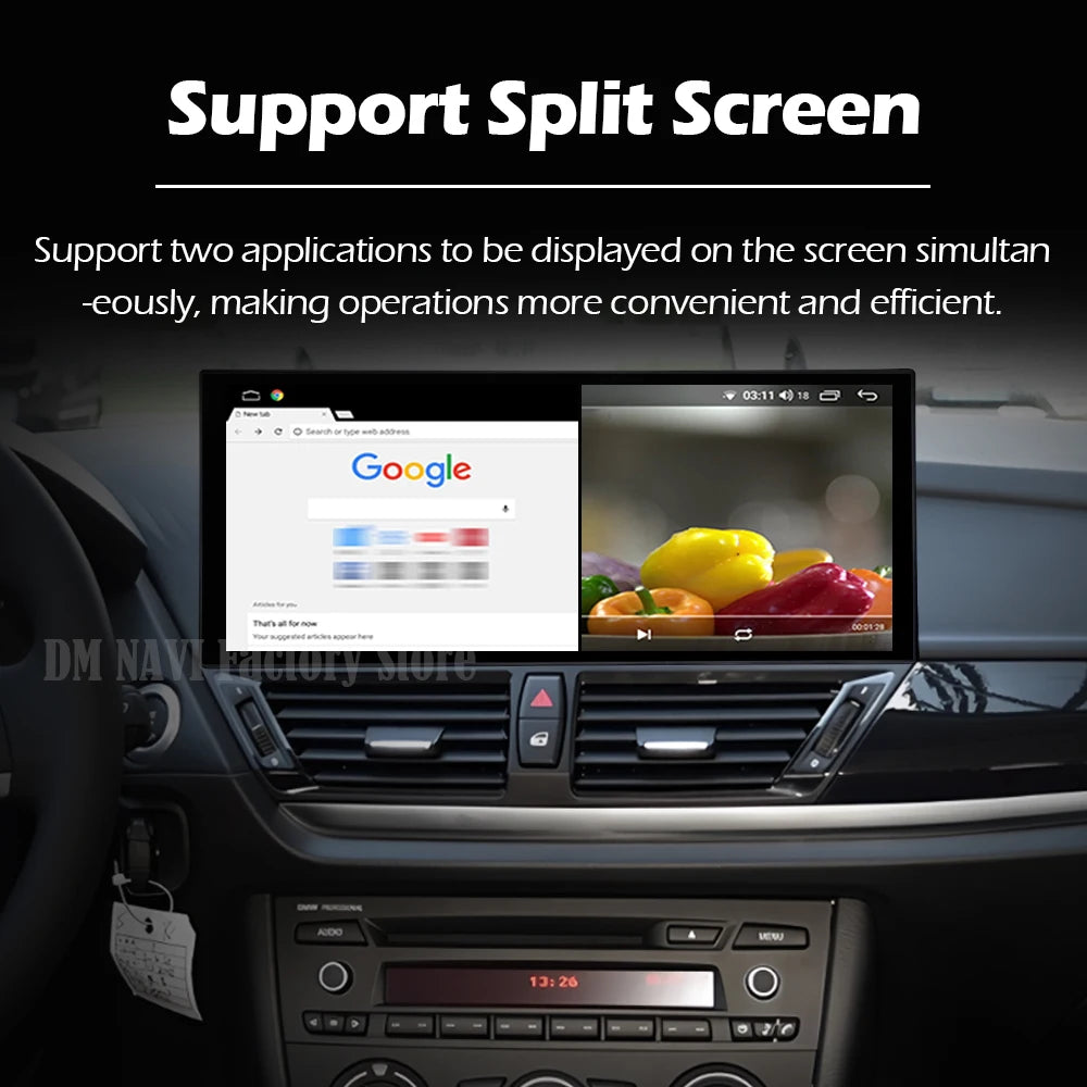 Android OS for BMW X3 G01 X4 G02 2018 - 2020 EVO System Car Radio Video Player Carplay DSP Stereo 12.3 inch Touch Screen 4G WiFi