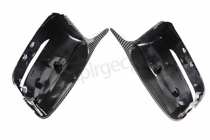 2Pcs Car Bright Black Side Rear View Mirror Cover Replacement For BMW 3 4 5 7 Series G20 G22 G30 G31 G38 G11 G12 2016 - 2022