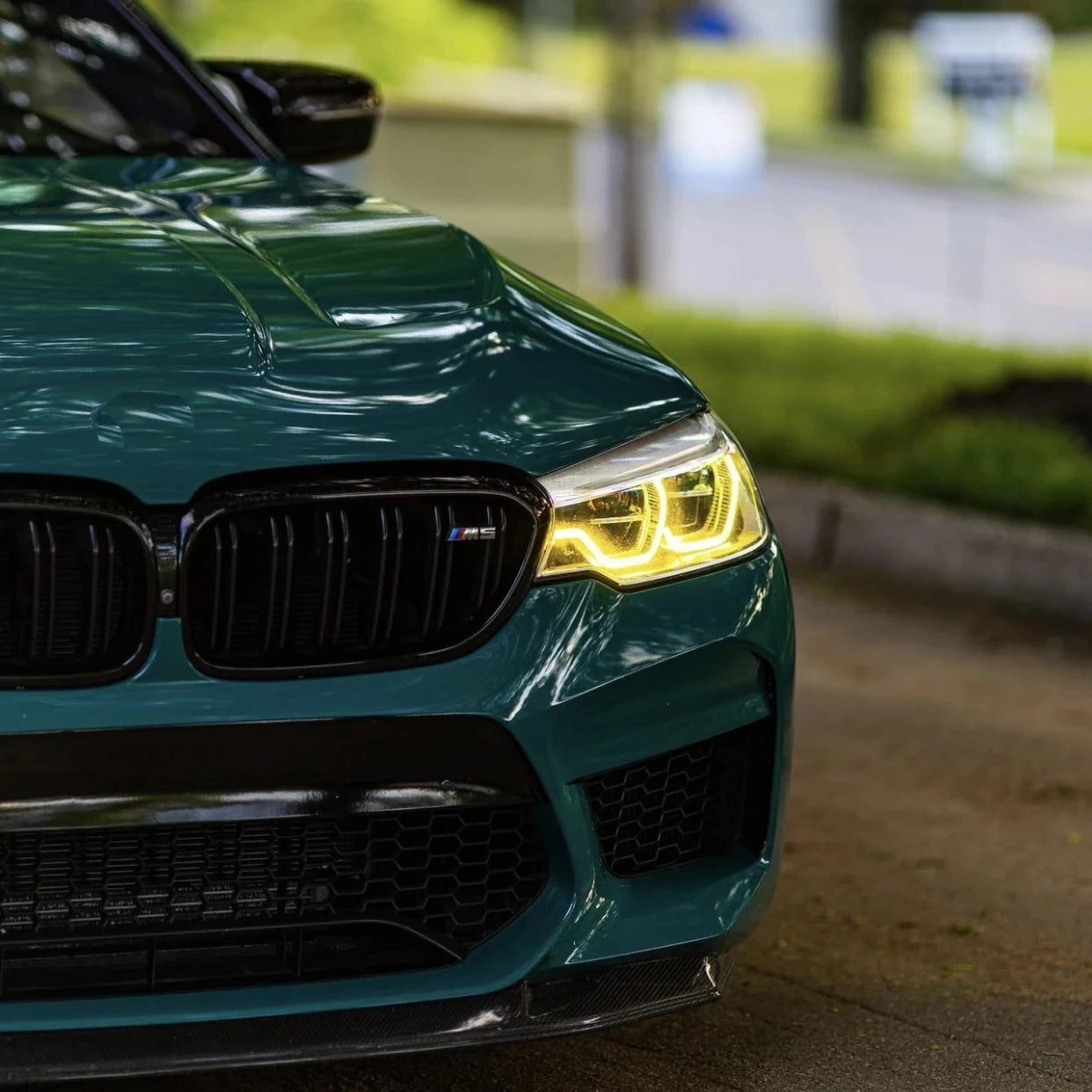 Yellow DRL Module For 2018 2019 BMW 5 series G30 530i G32 GT F90 M5 Adaptive LED Headlight Angel Eyes 63117214939 63117214940