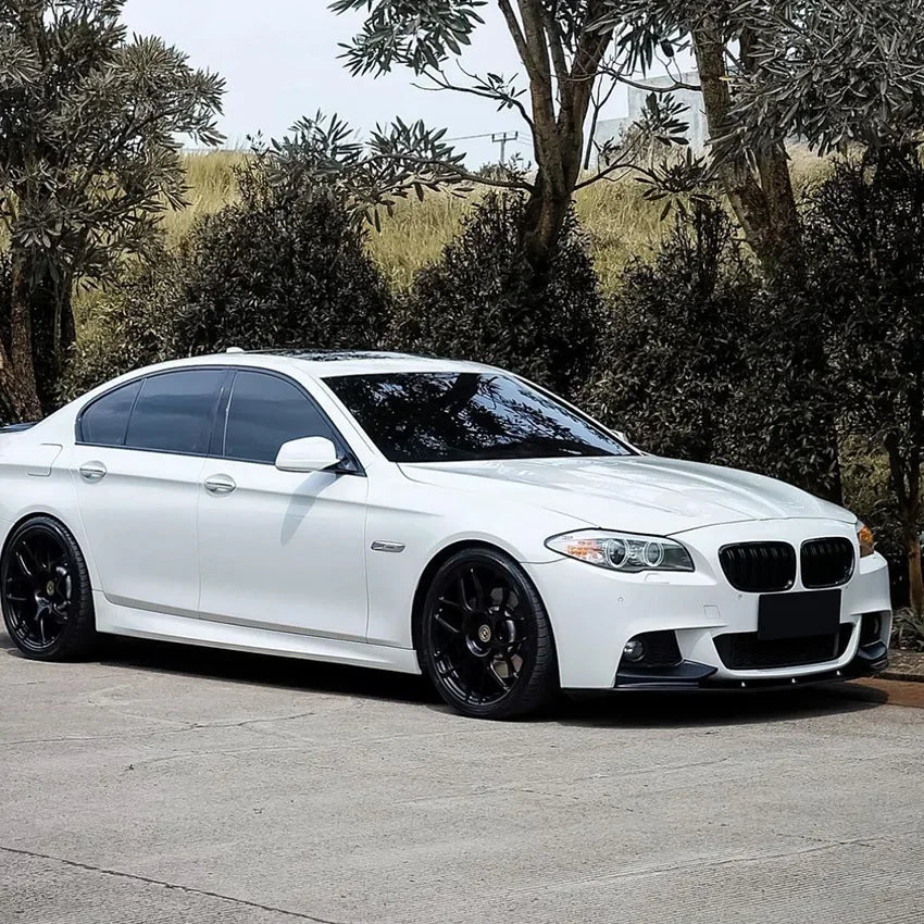 For BMW 5 Series F10 F11 M Sport 535i 528i M550d 2010-2016 Car Front Bumper Lip Splitter Diffuser Body Kit Spoiler Trim Tuning