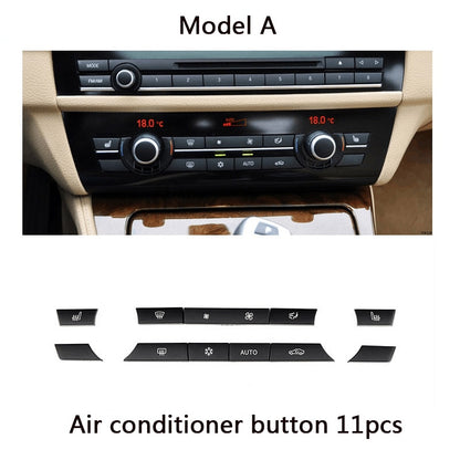 Layout A: 11-button BMW climate control panel and the matching 11-piece cap set