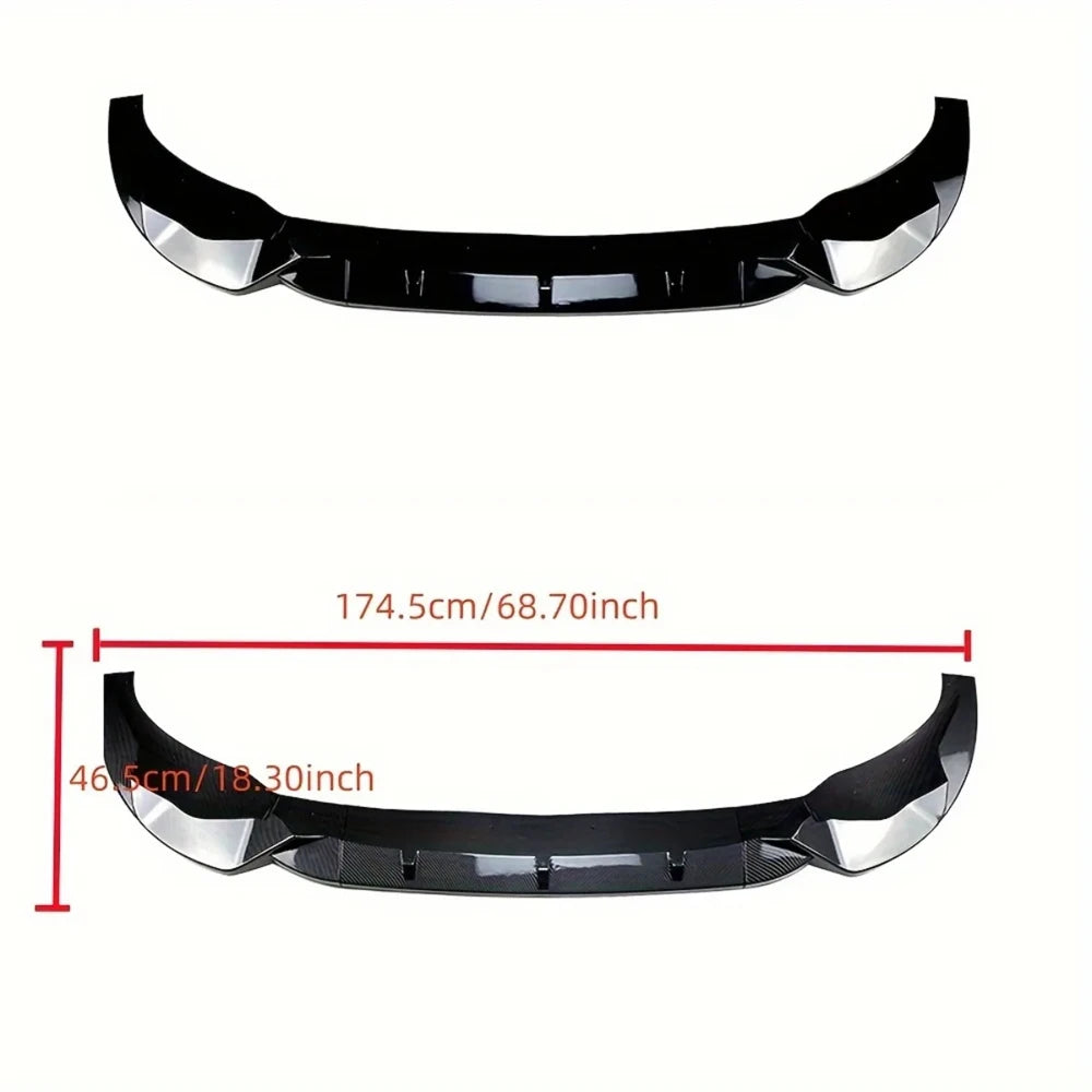 Car Front Bumper Lip Spoiler Splitter Surround Molding Cover Trim For BMW X3 G01 X4 G02 M40i M40d M-Pack M-Sport 2017-2021