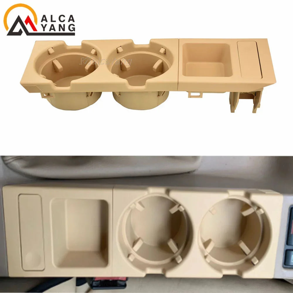 Car Center Console Water Cup Holder Beverage Bottle Holder Coin Tray For Bmw 3 Series E46 323i 318I 320I 98-06 51168217953