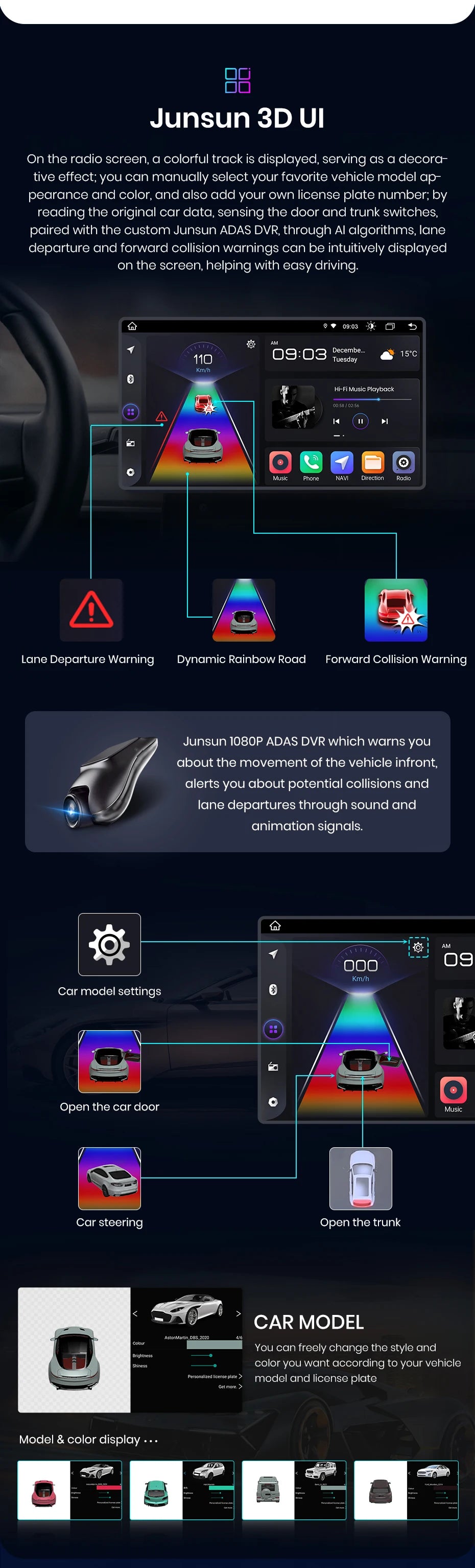 Junsun Wireless CarPlay Android Auto Car Radio For BMW M3 E46 1998-2006 GPS Multimedia 2 din Intelligent Systems Stereo