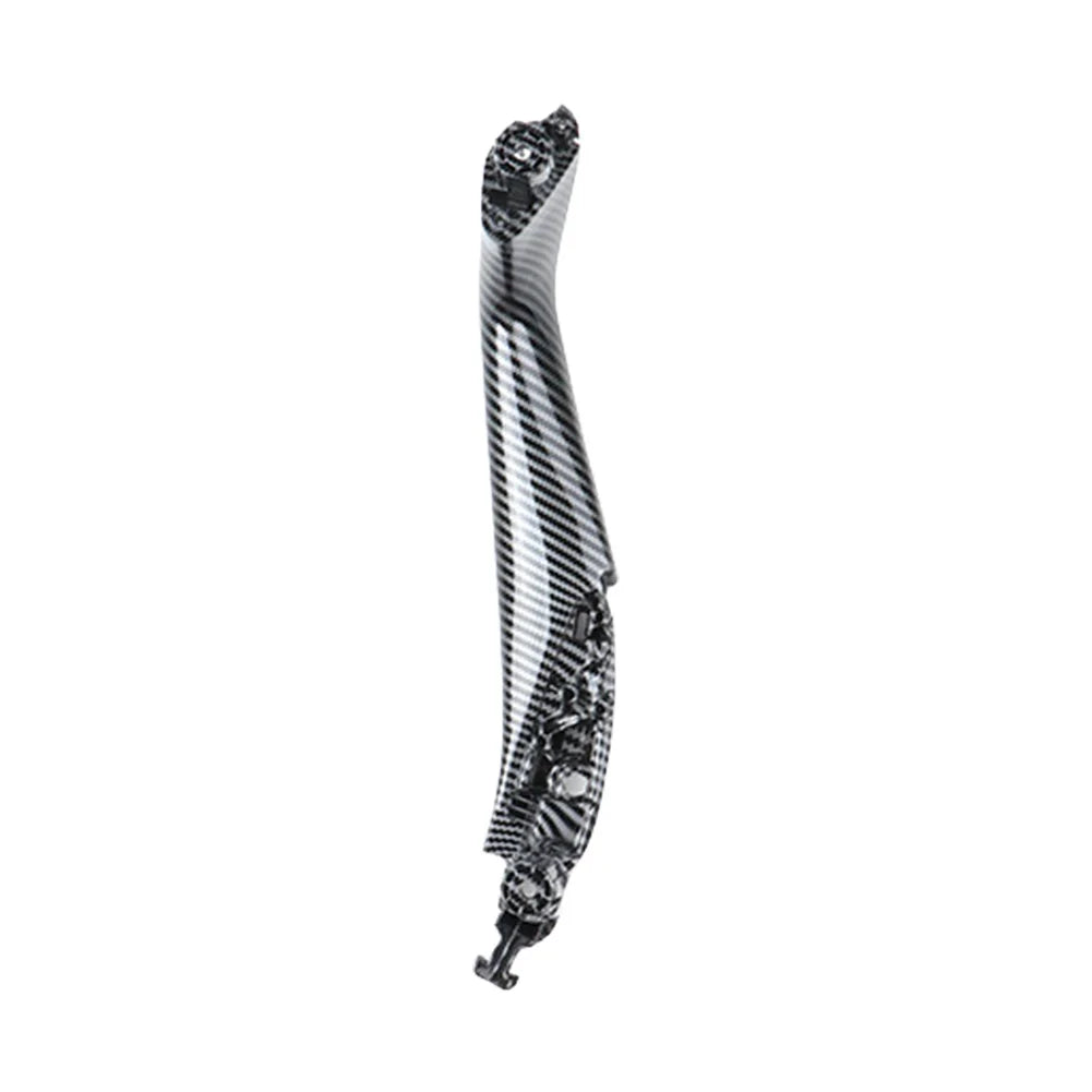 For BMW 5 Series G30 G31 G38 17-23 Car Door Handle Inside Panel Trim Left Right Door Pull Handle Carbon Fiber Car Door Pull Grab