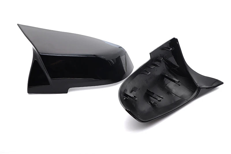 2x White mirror cover Black mirror cover Overlay for BMW 1 2 3 3GT 4 X1 E84 M2 i3 Series F20 F21 F22 F23 F30 F31 F32 F33 F34 F80