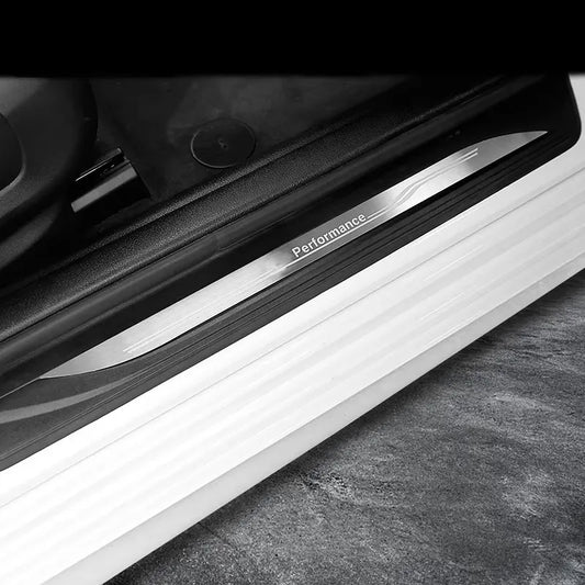 For BMW 1 2 3 4 5 Series F10 F20 F30 F34 X3 X5 X6 Accessories Welcome pedal Door Sill Scuff Plate Guards Protector Cover strip