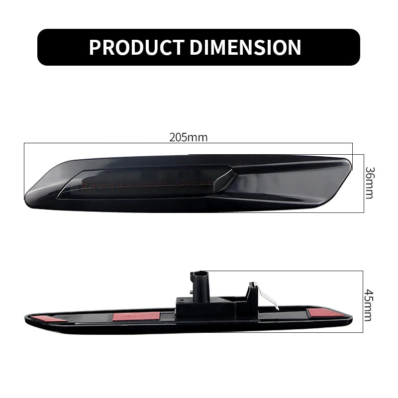 2Pcs For BMW E82 E88 128i 135i 120i E90 E91 E92 E93 E60 Full LED Amber No Dynamic Tail Turn Signal Lamp Front Side Marker Light