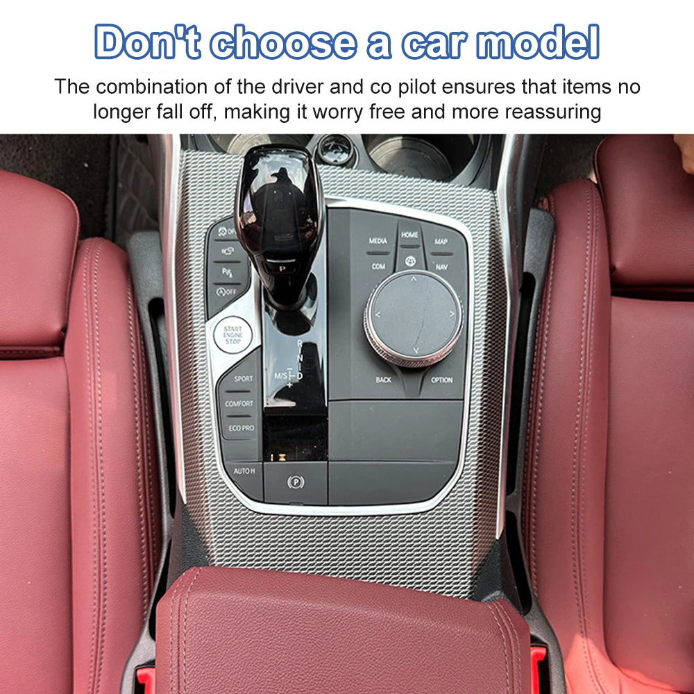 2pcs Car Seat Gap Filler Between Seats For BMW 3 Series F30 F31 F34 M3 E46 E90 E91 E92 E93 G21 G20 Interior Auto Accessories