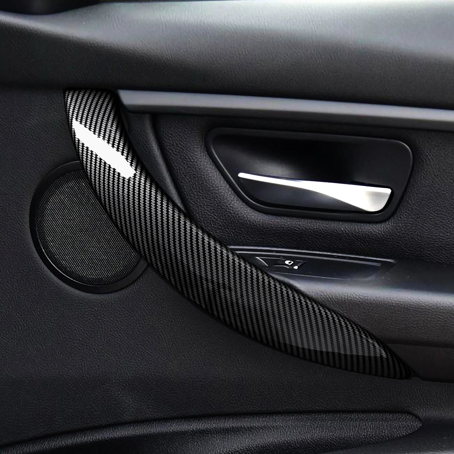Car Center Console Dashboard Gear Shifter Panel For BMW F30 F31 F34 3GT F32 F33 F36 Trim Accessories, Carbon Fiber ABS Sticker