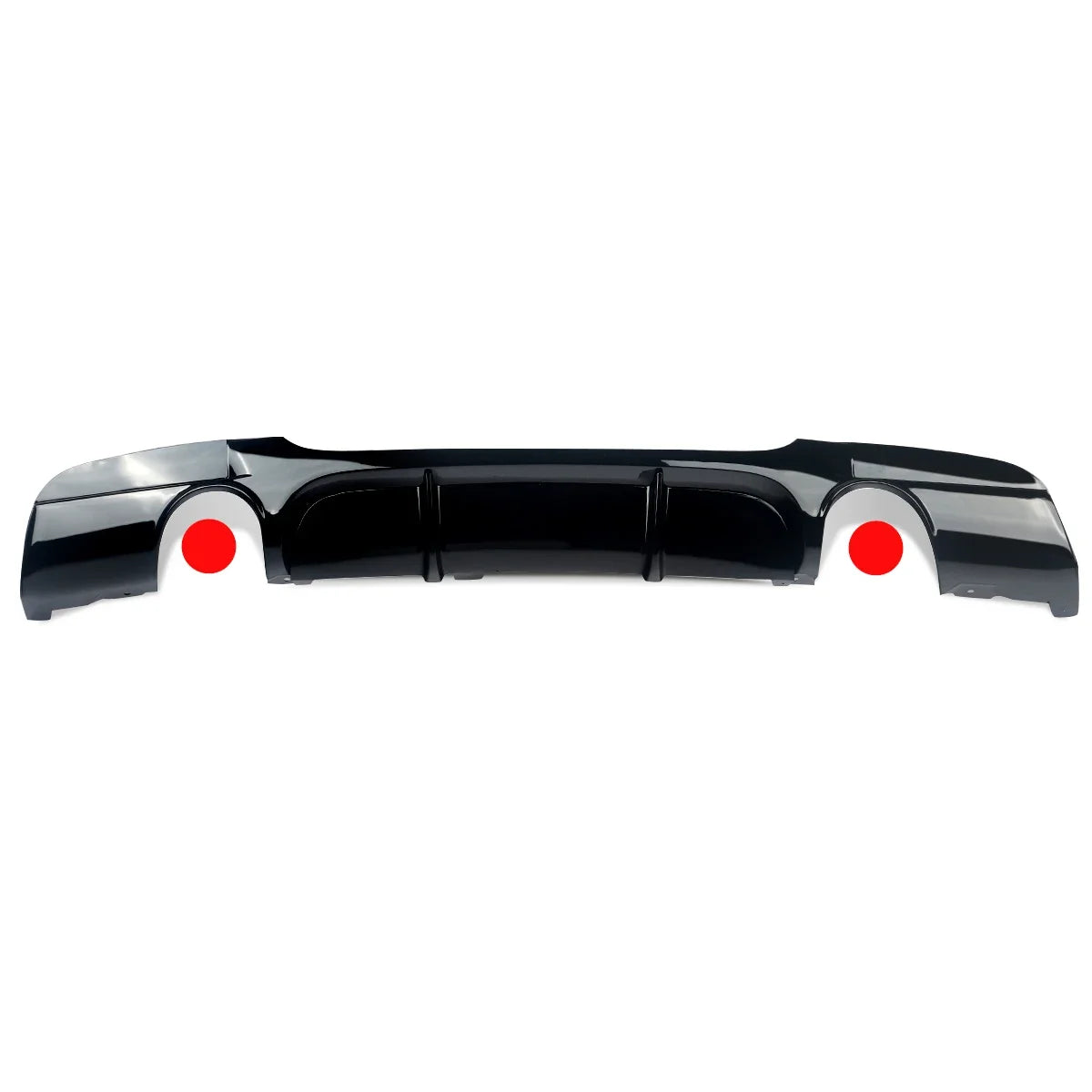 Performance Style for 2005-2013 BMW 3 Series 325i 335i E90 E91 M Sport Rear Bumper Diffuser Lip 2005-2013 Glossy Black Tuning