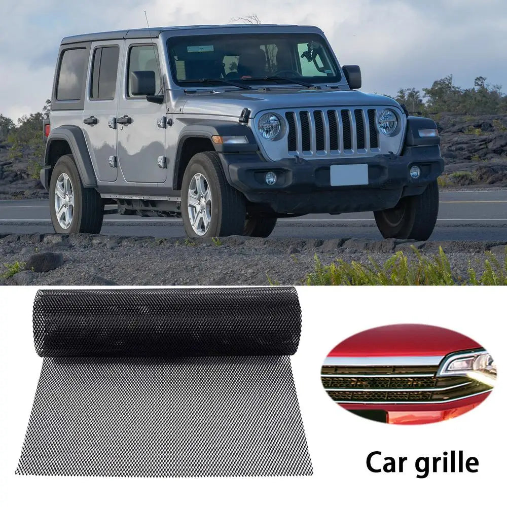 Car Tuning Grill Car Racing Grille Mesh Vent Universal Aluminum  Automotive Grille insert Bumper Vehicle Body Protective Tool