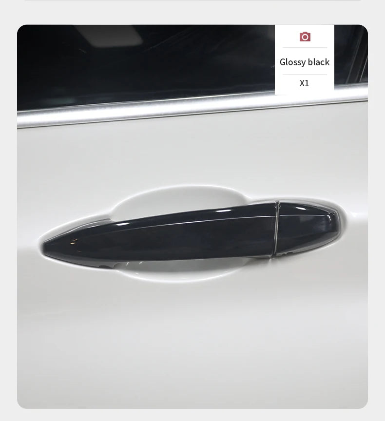 4PCS Car Door Handle Cover Trim Exterior Decoration For BMW G20 G30 G32 X1 F48 X2 F39 X3 G01 X4 G02 X5 F15 G05 G06 5 Series LHD