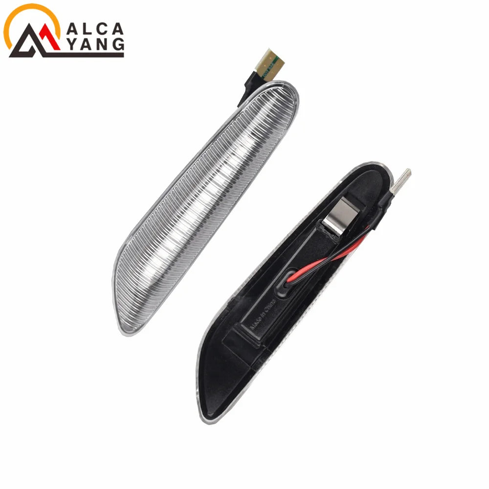2x Dynamic LED Fender Light Side Marker For BMW 1 3 5 serie E46 E60 E61 E81 E82 E87 E88 E90 E91 E92 E93 X1 E84 X3 E83 X5 E53