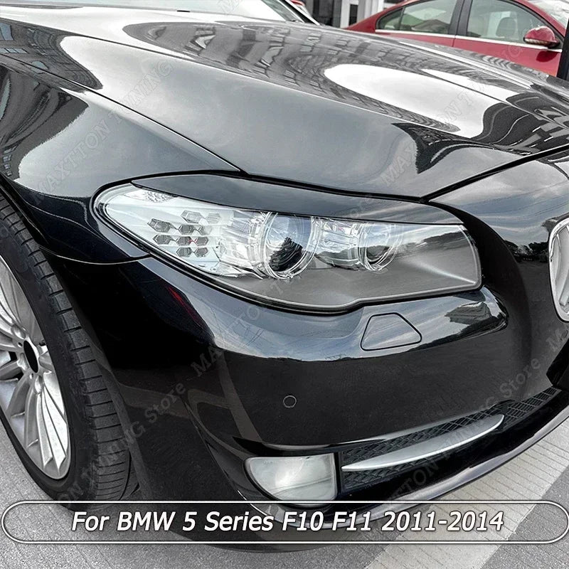 Headlight eyebrows for BMW 5 Series F10, F11 pre-LCI