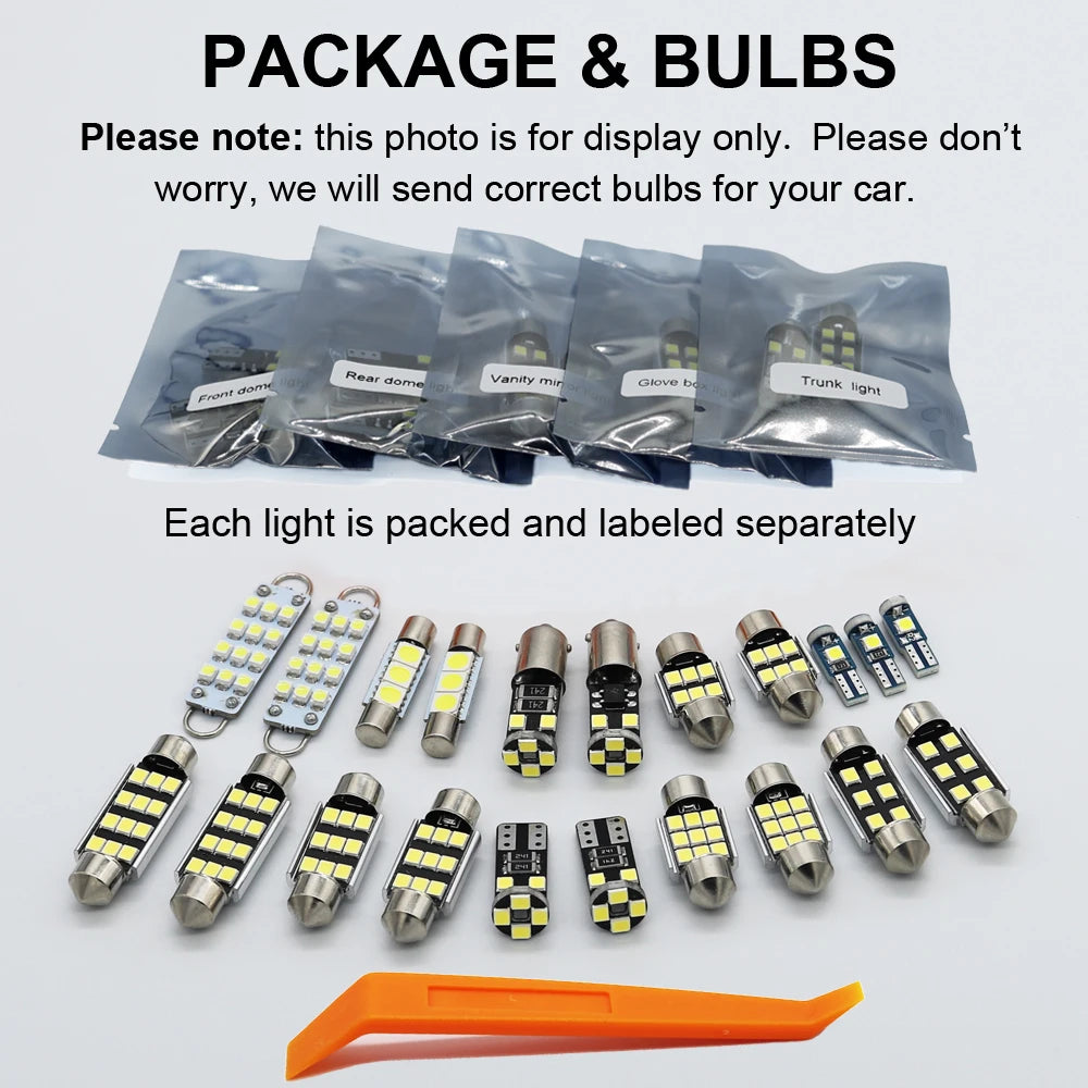 ZITWO LED Interior Light Kit For BMW 1 3 5 6 7 Series E87 E81 F20 E46 E90 E91 E92 E93 E39 E60 E61 F10 F11 E63 F12 F06 E65 E66