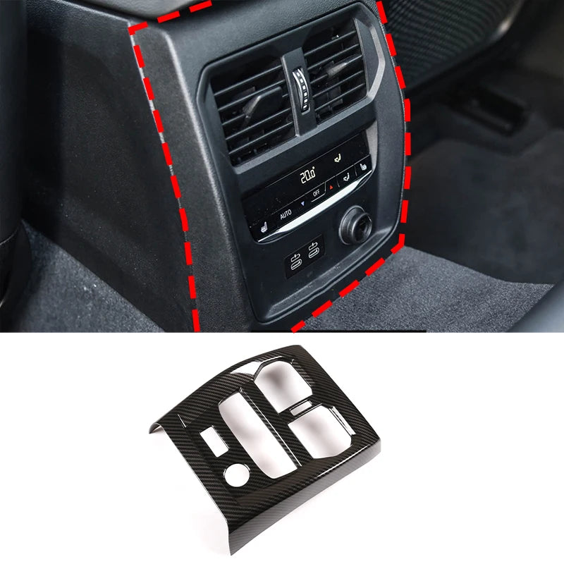 For BMW 3 Series G20 2020-2022 ABS Carbon Fiber Interior Kit Dashboard Console Gear Shift Panel Decoration Cover Trim Stickers