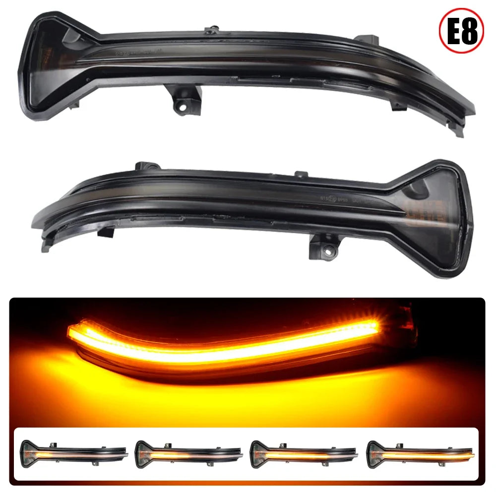 LED Dynamic Turn Signal Light For BMW 5 6 7 8 3 Series G38 G30 G31 G11 G20 M5 Side Mirror Flashing Light Repeater Blinker