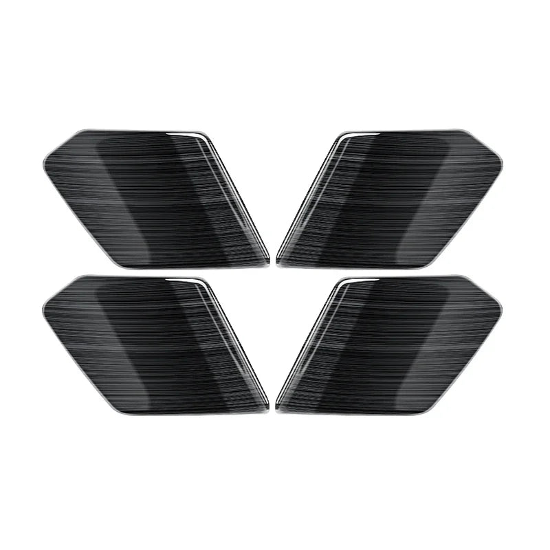 4PCS Car Inner Door Bowl Stickers Stainless Steel Door Handle Frame For BMW X5 G05 X6 G06 X7 G07 2019 2020 2021 2022 Accessories