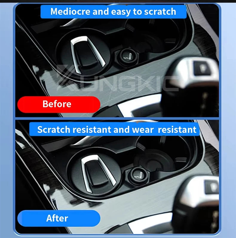 For BMW X5 G05 2019-2022 TPU Gearbox Panel Navigation Automotive Interior Screen Protective Cover Film Anti-Scratch Sticker