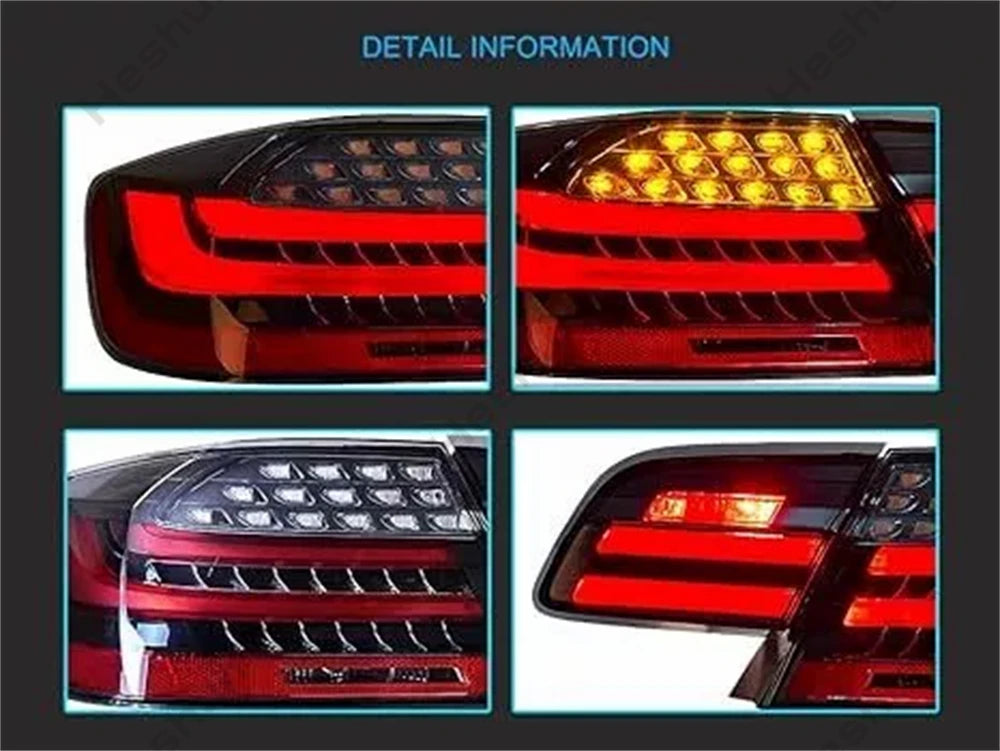 Pair Full LED Taillights For BMW 3 Series E92 M3 coupe 328i 335i 330i 2006 - 2012 Taillamp Rear Lamp Brake Fog Turn Signal Light