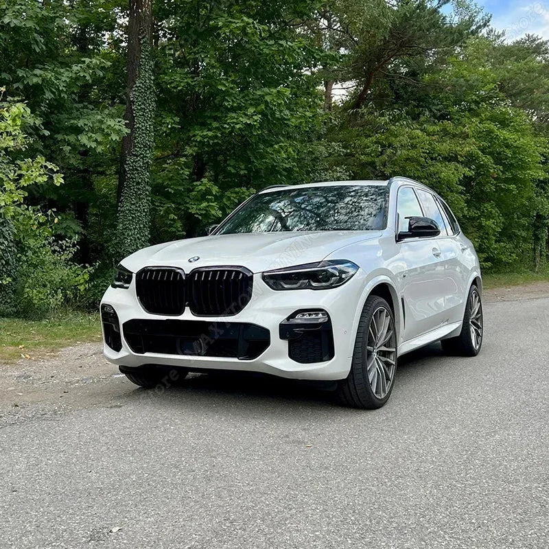 For BMW X5 G05 X6 G06 30i 30d 35i 35d M50i M50d 2018-2023 Car Headlights Eyebrow Eyelids Cover Gloss Black Body Kit Tuning ABS