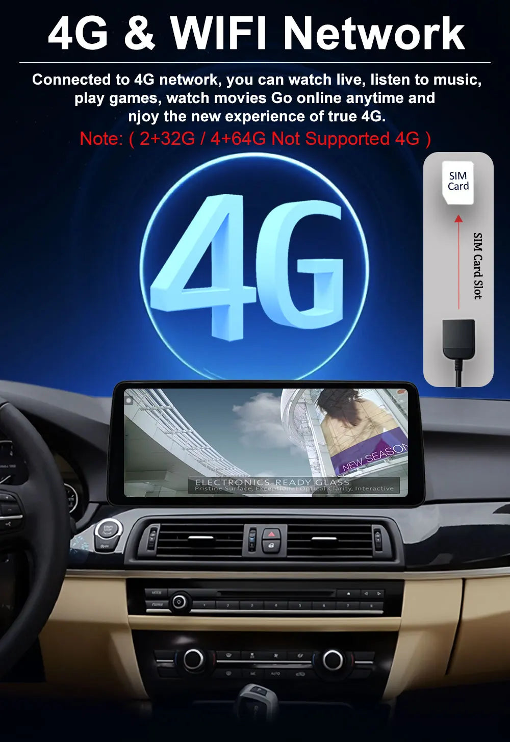 Navi GPS Android 16 for BMW X3 G01 X4 G02 2018 - 2022 EVO System Wireless Carplay Car Radio Multimedia Player BT WiFi DSP Stereo