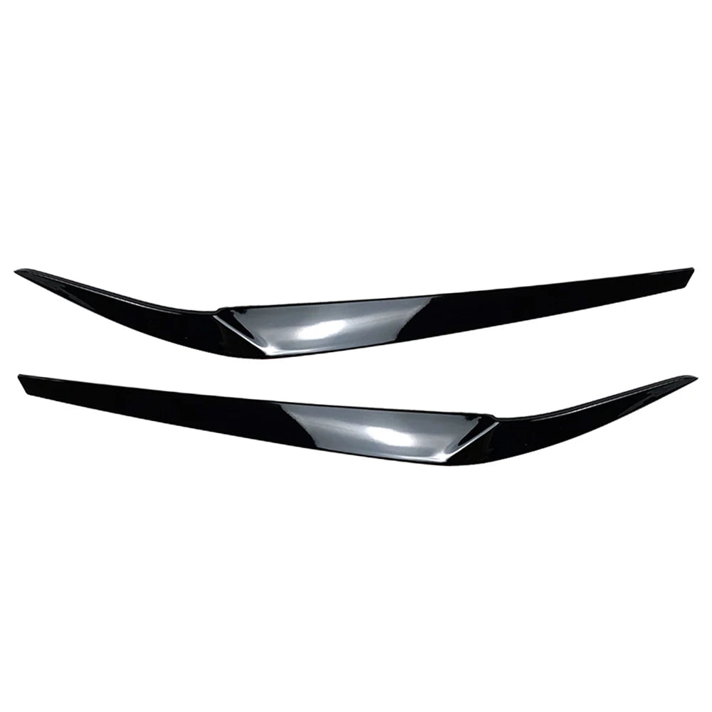 Car Front Headlight Eyebrow Eyelid Cover Trim For BMW 5 Series G30 G31 G38 F90 M5 525I 530I 540I 2017 2018 2019 2020 2021