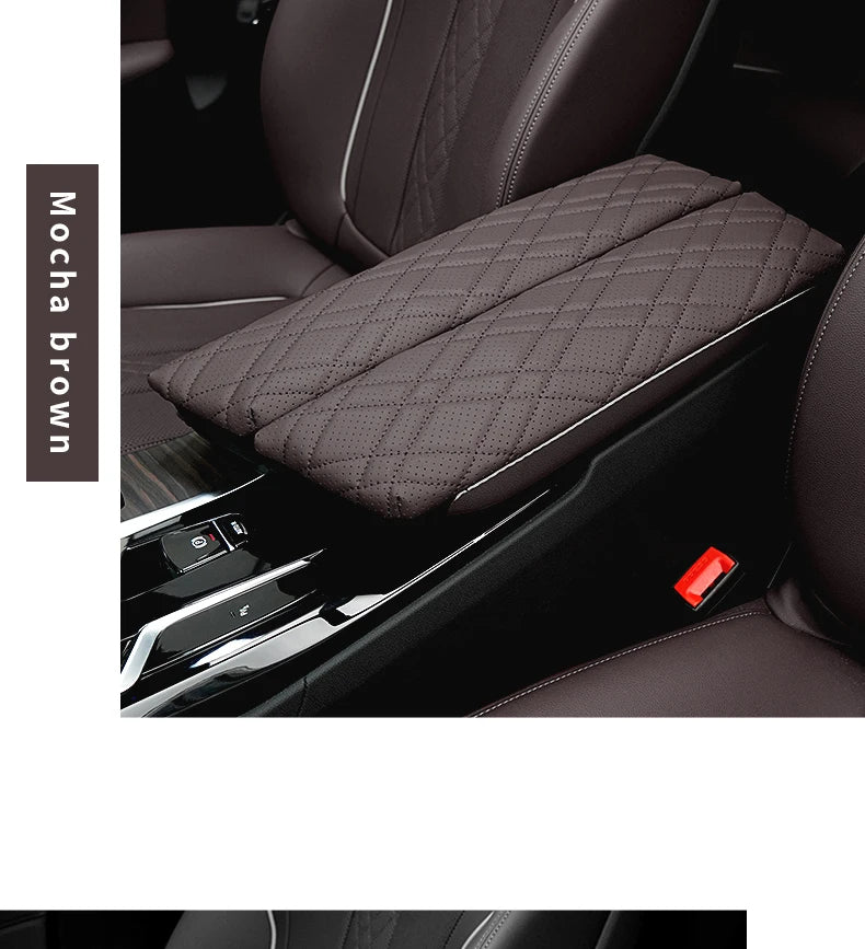 2pc Car Armrest Box Pad Auto Central Arm Rest Box Cover Protect Mat Interior Styling Accessory For BMW G30 G38 G32 6GT 2018-2023