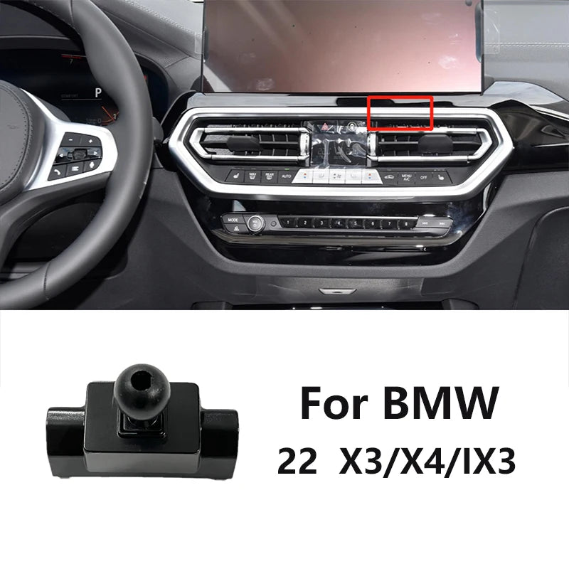 Car Special Phone Holder Stand 17mm Ball Head Base Interior GPS Mount Bracket For BMW 1/2/3/4/5/7 Series/X1X2/X3/X4/X5/X6/X7